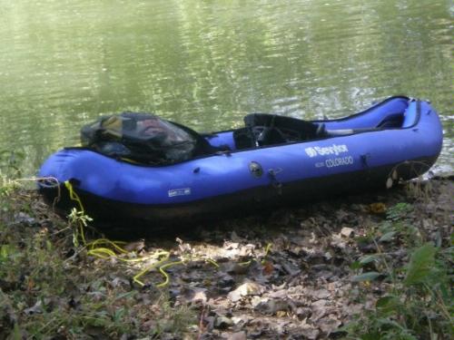 Sevylor Colorado Inflatable Canoe blue