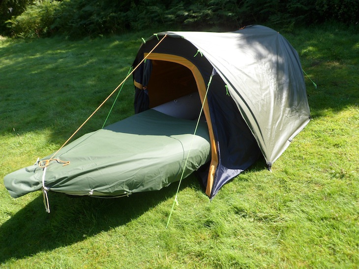 Close the tent zipper, add a sleeping bag or two and you have your 