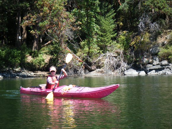 kayaking Gabriola Island