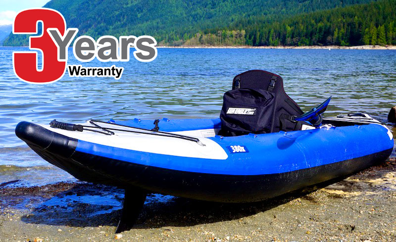 Sea Eagle kayak 3 year warranty