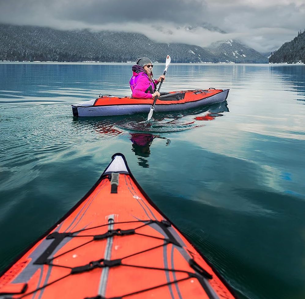 kayaking the Advanced Elements AdvacnedFrame kayak