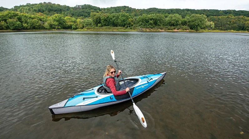 kayaking the Advanced Elements Sport