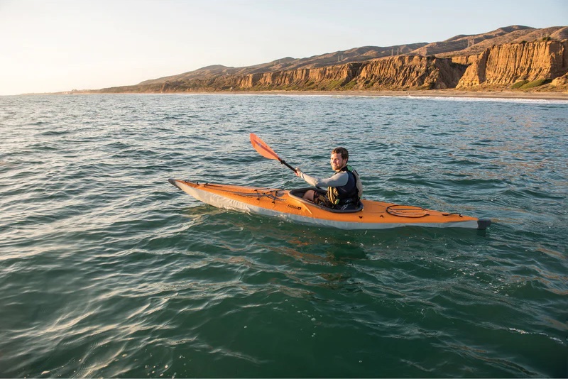 kayaking in the Advanced Elements Air Fusion Elite 