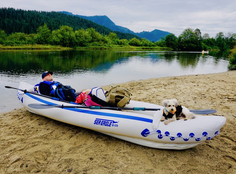 napping in the Sea Eagle 370