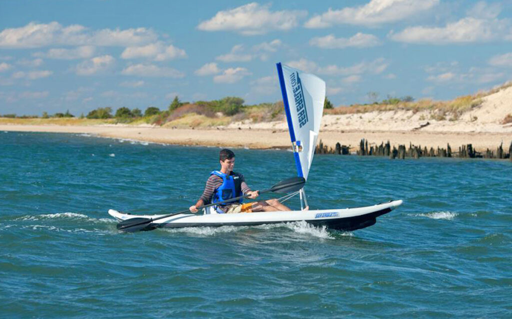 Sea Eagle kayak sail