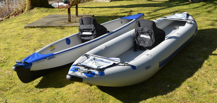 comparing sea eagle kayaks