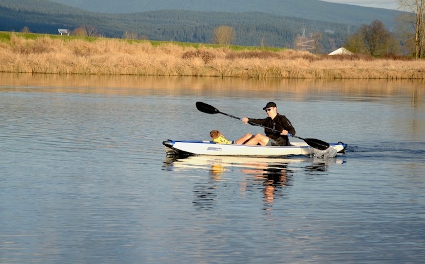 low angle paddling style