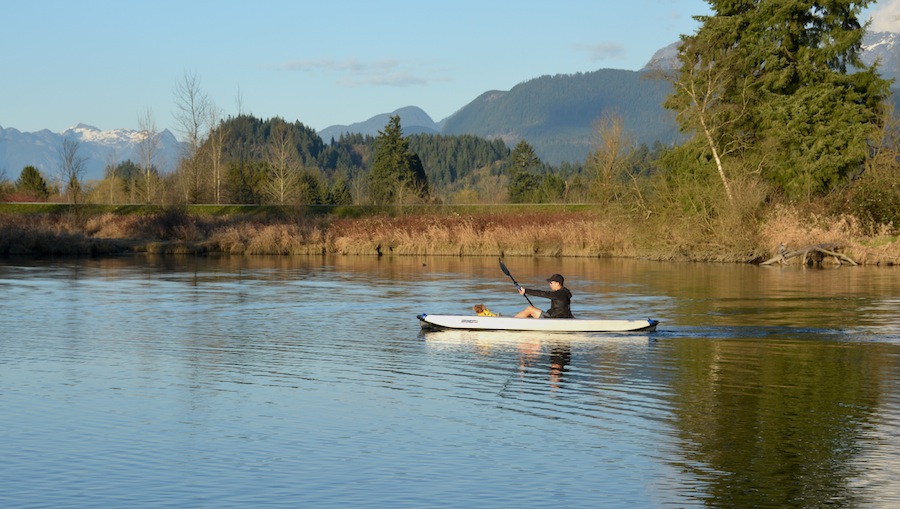 Seth and D paddling the Razorlite