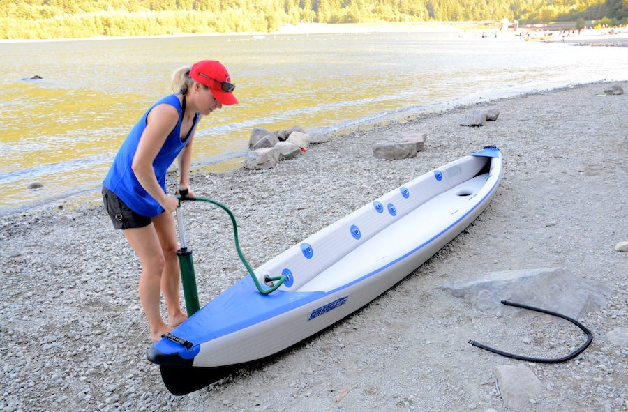 inflating side chambers of 473 RazorLite