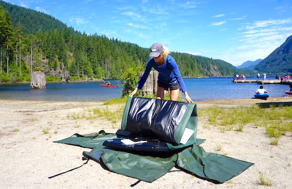 how to roll inflatable kayak