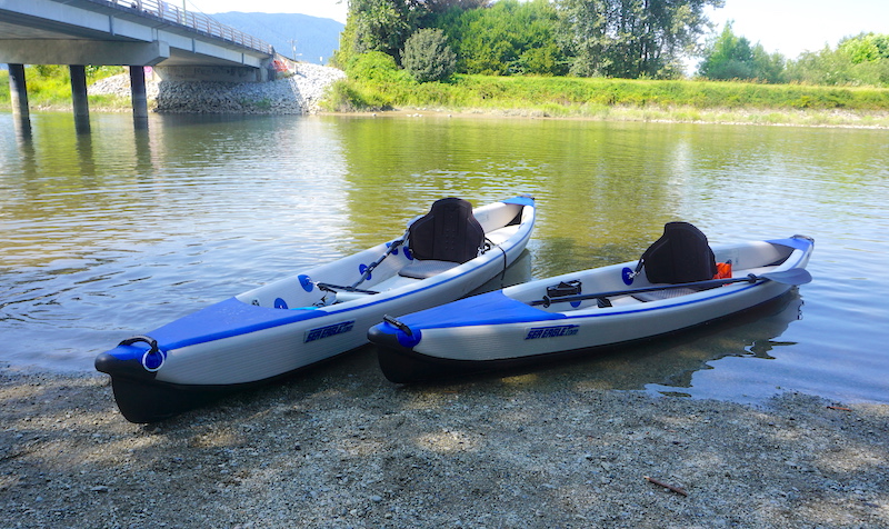 393rl and 473rl inflatable kayaks