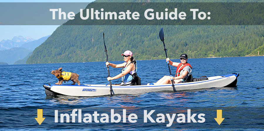 inflatable kayak buying guide - paddling the Sea Eagle 473rl